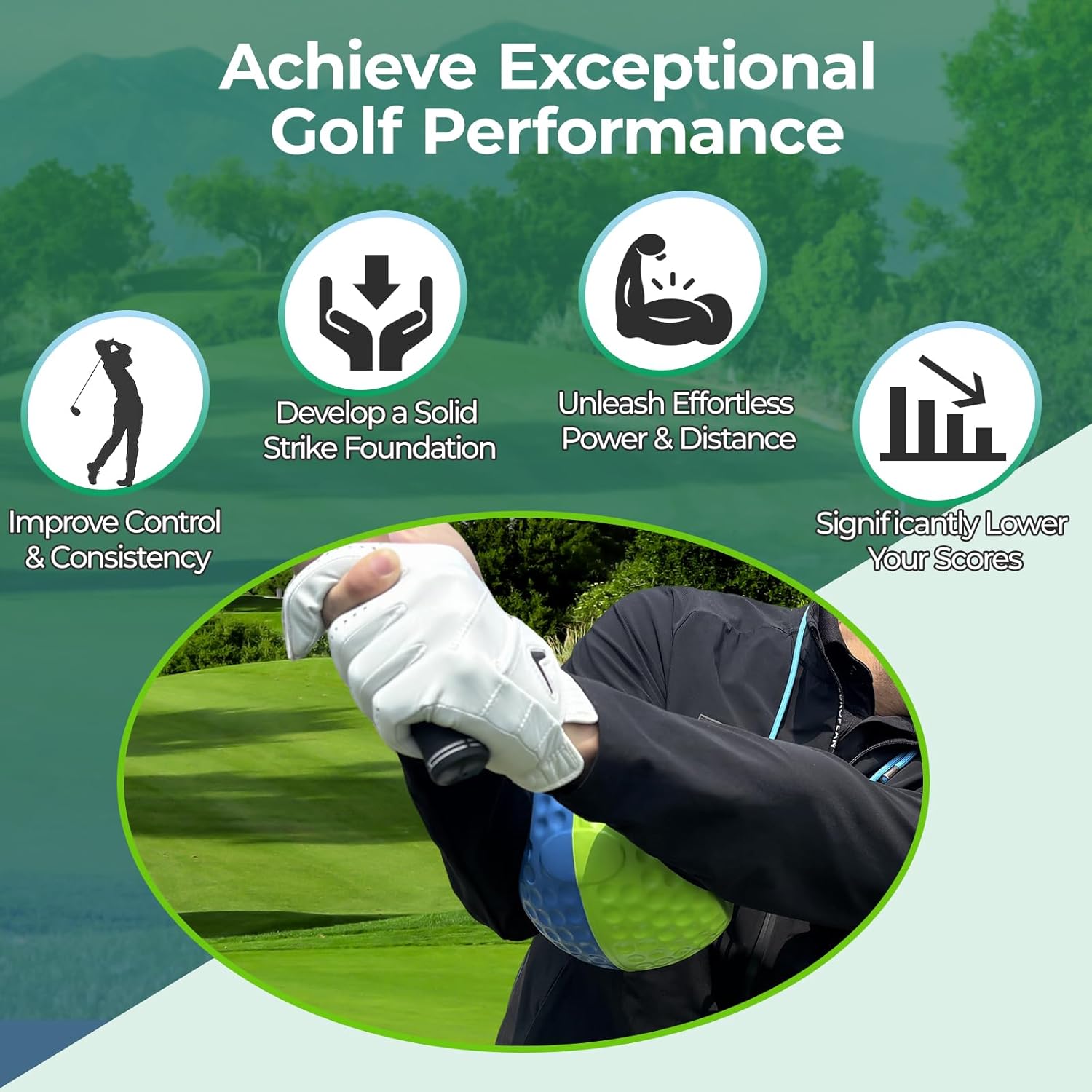 Golf Impact Training Ball training detail