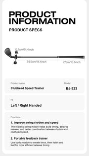 GOLF BAIJIA Golf Swing Speed Trainer image 12